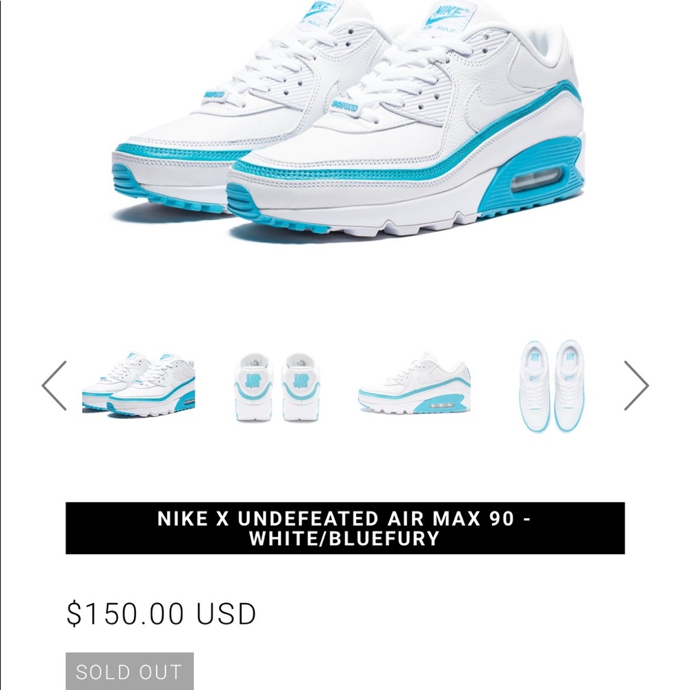 Nike X Undefeated Air Max 90
